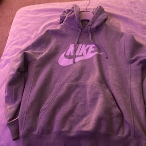 Grey nike hoodie size medium